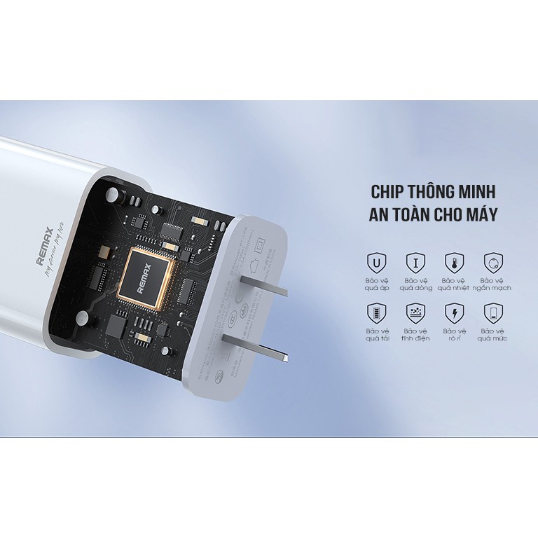 Bộ Sạc Nhanh iPhone 20W PD Remax RP-U68 Type-C Cho iPhone 12 Pro 11 Pro Max XS X 8P 8 Vâng (CHÍNH HÃNG)