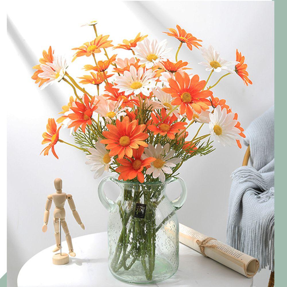 Hoa Cúc Nhân Tạo LONTIME Để Bàn|Bó Hoa Giả Trang Trí Tiệc Cưới