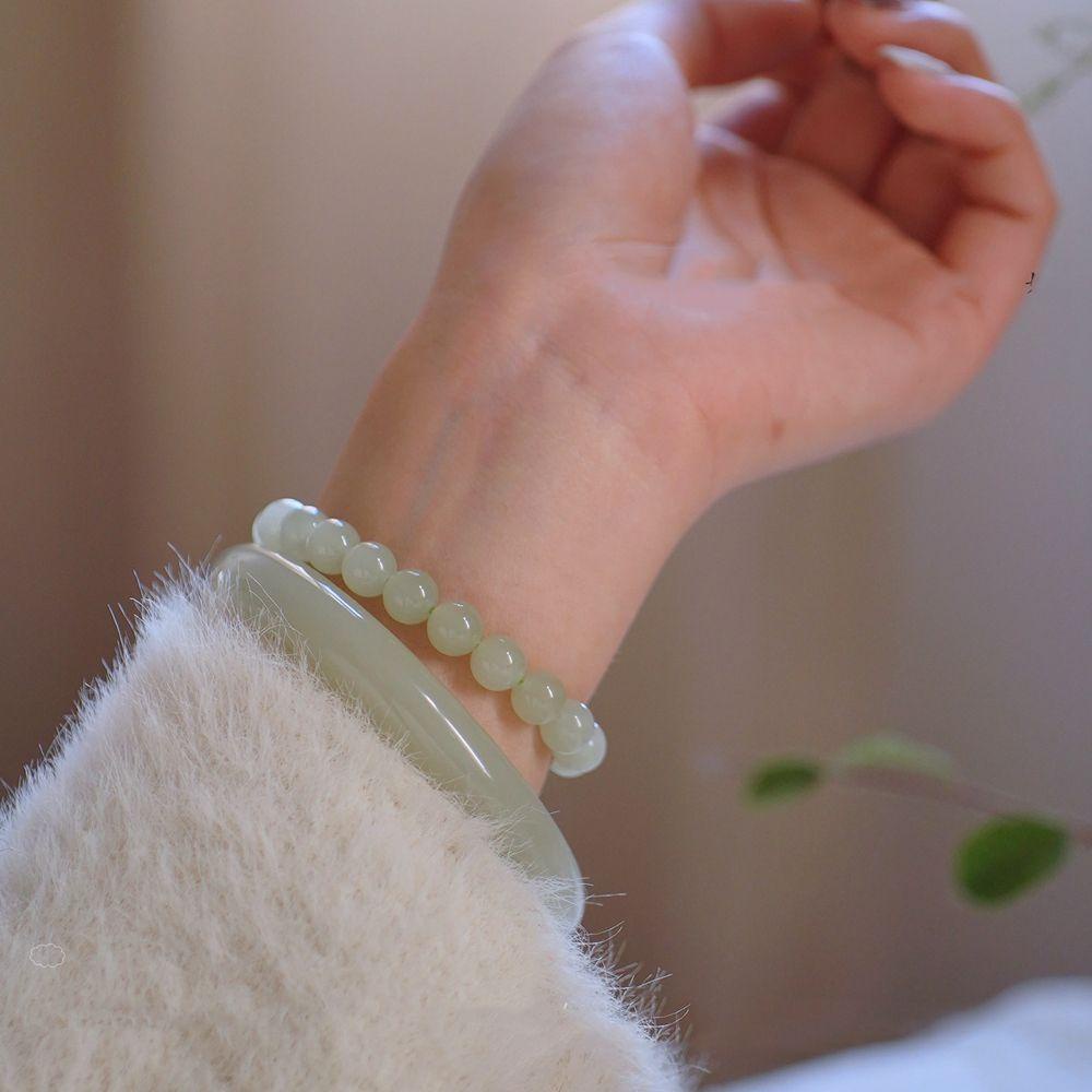 JARRED Túi Hạt Tròn Tự Nhiên Dùng Làm Trang Sức 1 Cái Cho Nữ