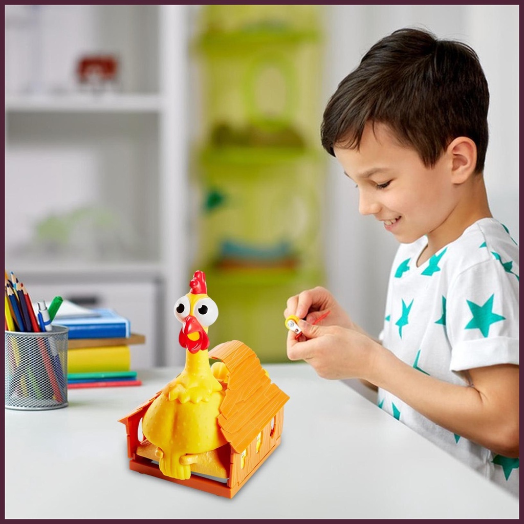 Đồ Chơi Gà Đẻ Trứng Vui Nhộn Để Bàn Giải Tỏa Căng Thẳng