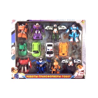 Đồ chơi láp ráp tobot - 12 xe