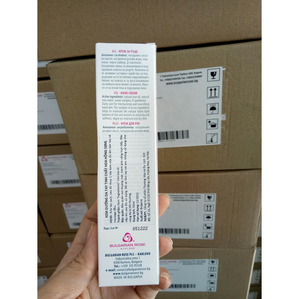 Kem dưỡng da tay tinh chất hoa hồng 50ml - Bulgarian Rose Karlovo | BigBuy360 - bigbuy360.vn