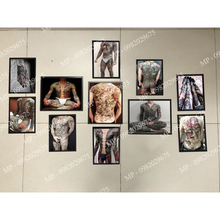 BỘ 11 TRANH XĂM HÌNH SIZE M