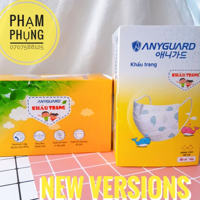 [NEW VESIONS ANYGUARD] FULL BOX 50 CÁI KHẨU TRANG ANYGUARD CHẤT LƯỢNG QUỐC TẾ | BigBuy360 - bigbuy360.vn