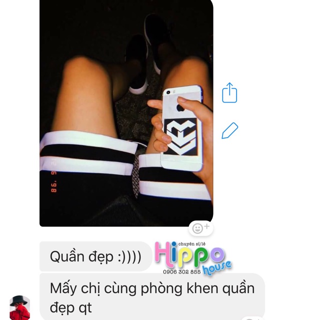 Short unisex 2 viền double v trắng ( short 2v)- hình thật khách feedback | BigBuy360 - bigbuy360.vn