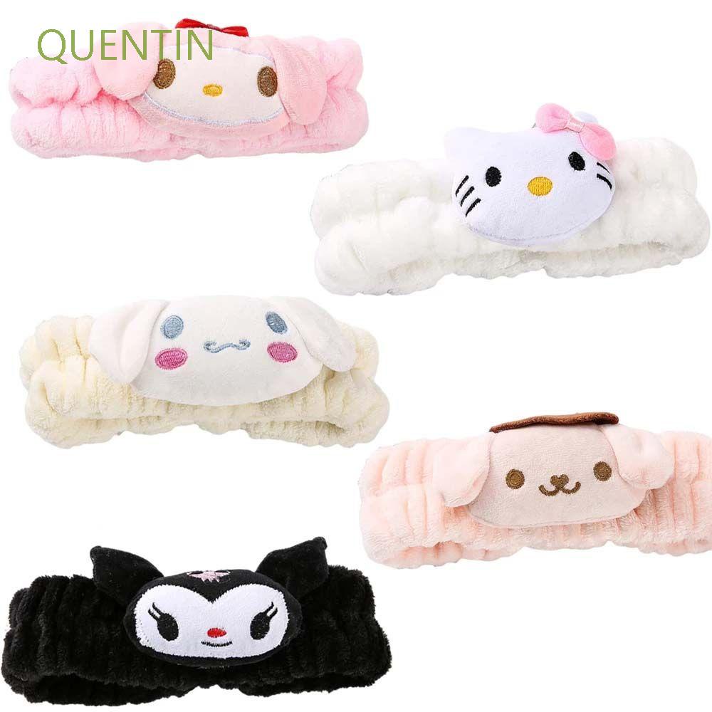 Băng Đô Nhung Lông Co Giãn Hình Chú Chó Cinnamoroll Dễ Thương