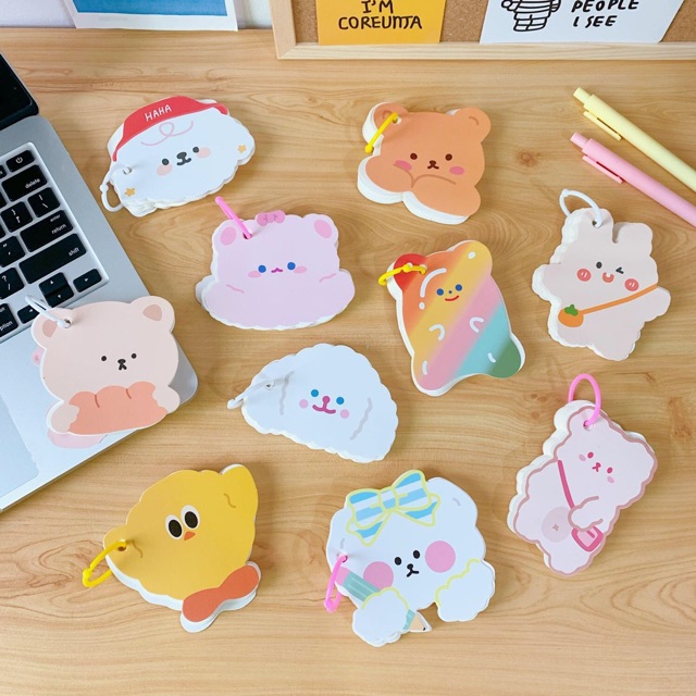 Giấy Note Hình Thú Cưng Siêu Yêu