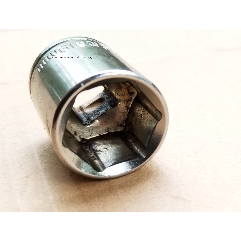 Tuýp 19mm chuôi 3/8 dài 3cm hàng bãi Nhật