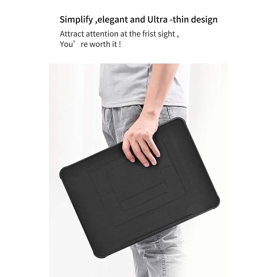 Túi Chống Sốc Kiêm Stand Macbook WIWU Defender Stand Case