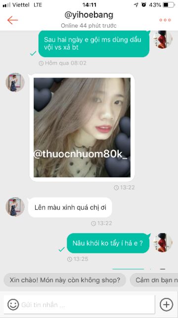 NÂU LẠNH ÁNH KHÓI ( Nâu khói không tẩy) tặng kèm oxy trợ dưỡng , găng tay | BigBuy360 - bigbuy360.vn