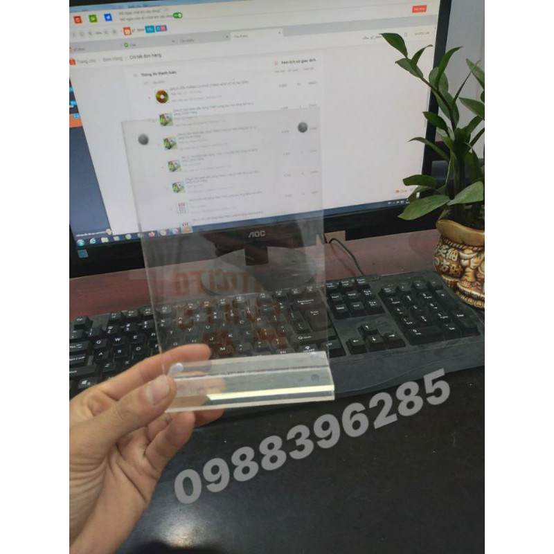 Menu mica từ tính A6 cao cấp