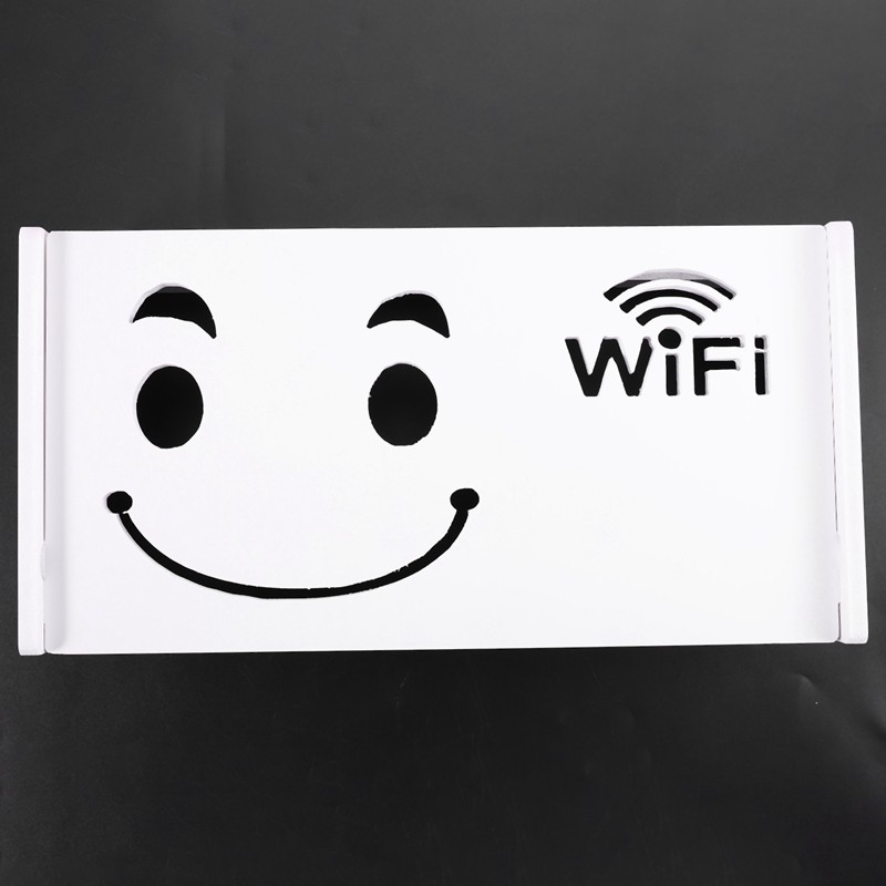 Hộp Gỗ Đựng Thiết Bị Phát Wifi Treo Tường Tiện Dụng