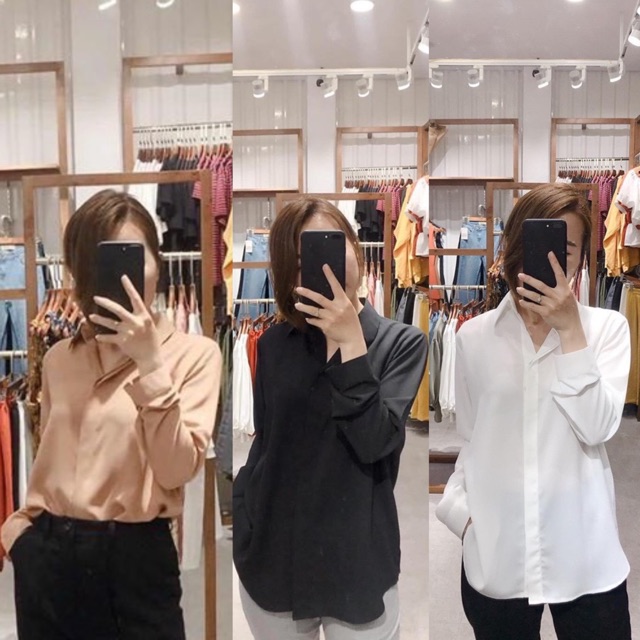 [Mã WASTUP giảm 10% tối đa 30K đơn 99K] Áo sơmi lụa