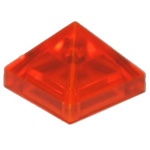LEGO Gạch 1x1x2/3 45° Hình Chóp Màu Cam Chói Trong Suốt ID 6127035 22388