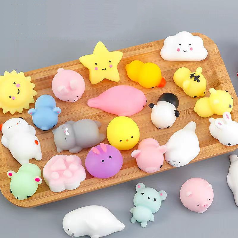 Đồ Chơi Bóp Nén Giảm Căng Thẳng Hình Bánh Bao Dễ Thương