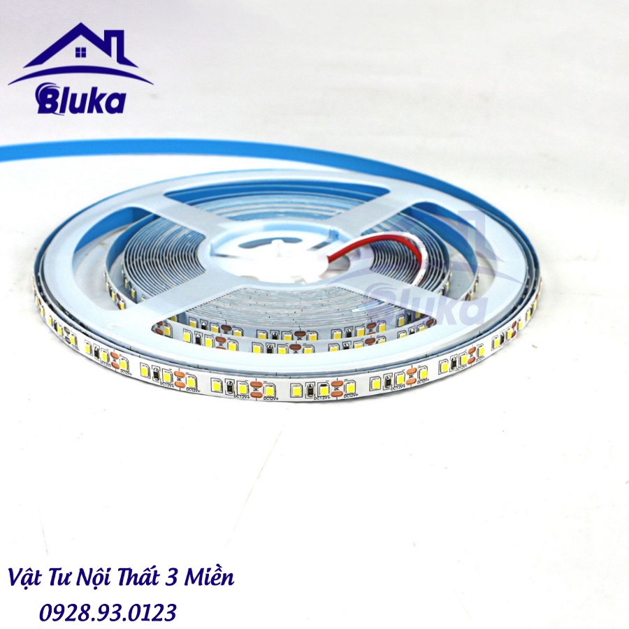 Đèn Led Dây Dán 12V Thanh Nhôm, Máng Nhôm Định Hình Trắng Trang Trí Siêu Sáng Không Chớp, Cuộn 5m/1cuon có keo 2 mặt ánh