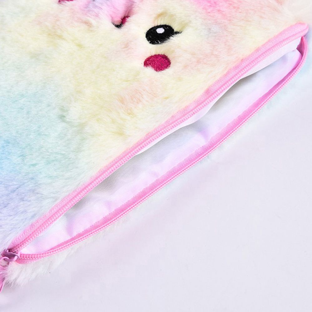 Túi Đựng Bút Hình Thỏ Nhồi Bông Dễ Thương Nhiều Màu Sắc