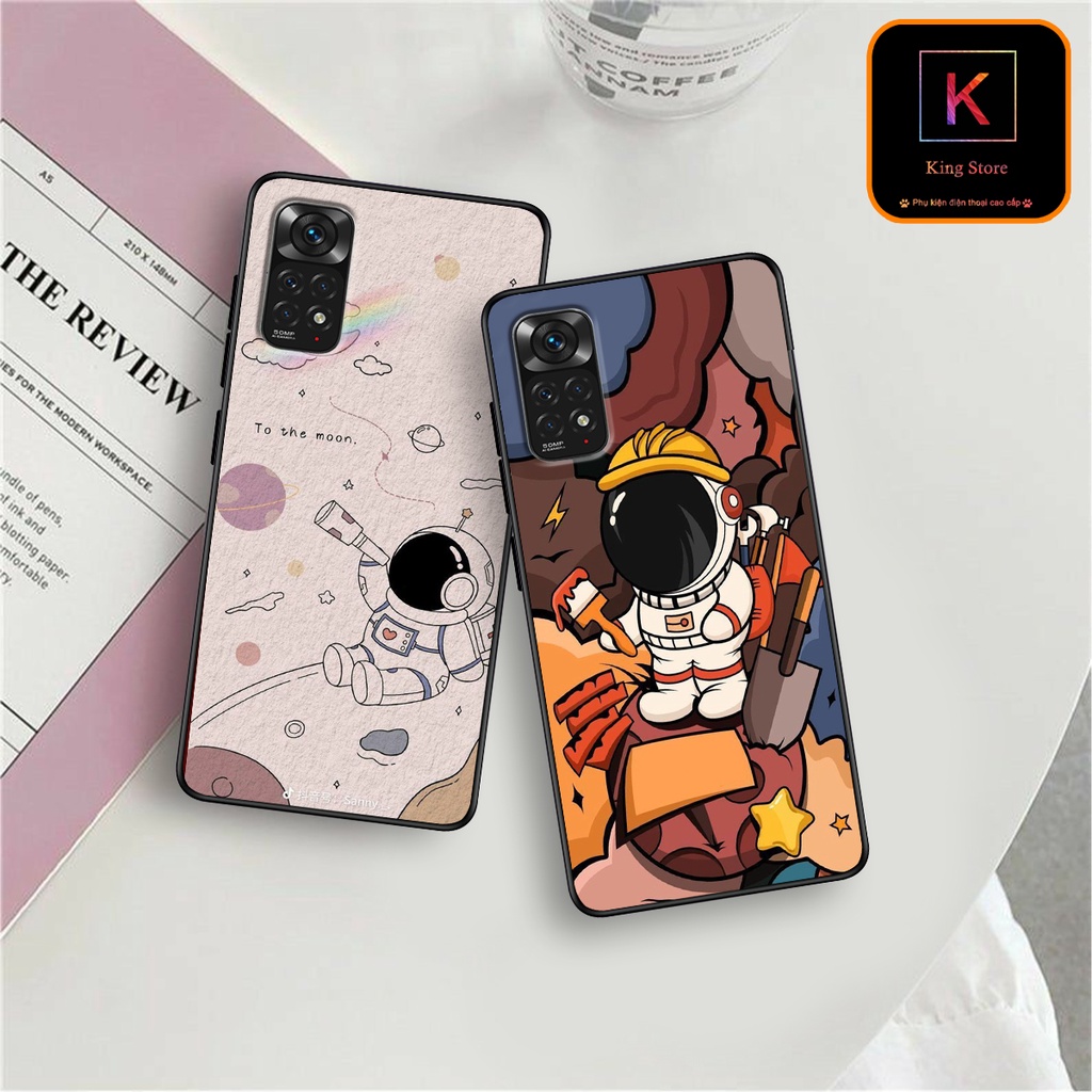 Ốp lưng Redmi Note 11 - Redmi Note 11s - Redmi Note 11s 5G Bản Quốc tế - Ốp in hình Phi hành gia - Chất liệu TPU cao cấp