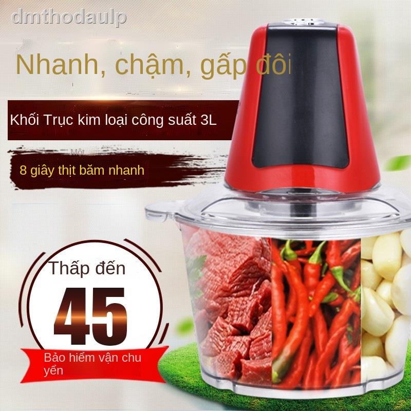 ▽Máy nhồi nhựa thịt nghiền chả cá xay Gia dụng trộn điện Nhà bếp