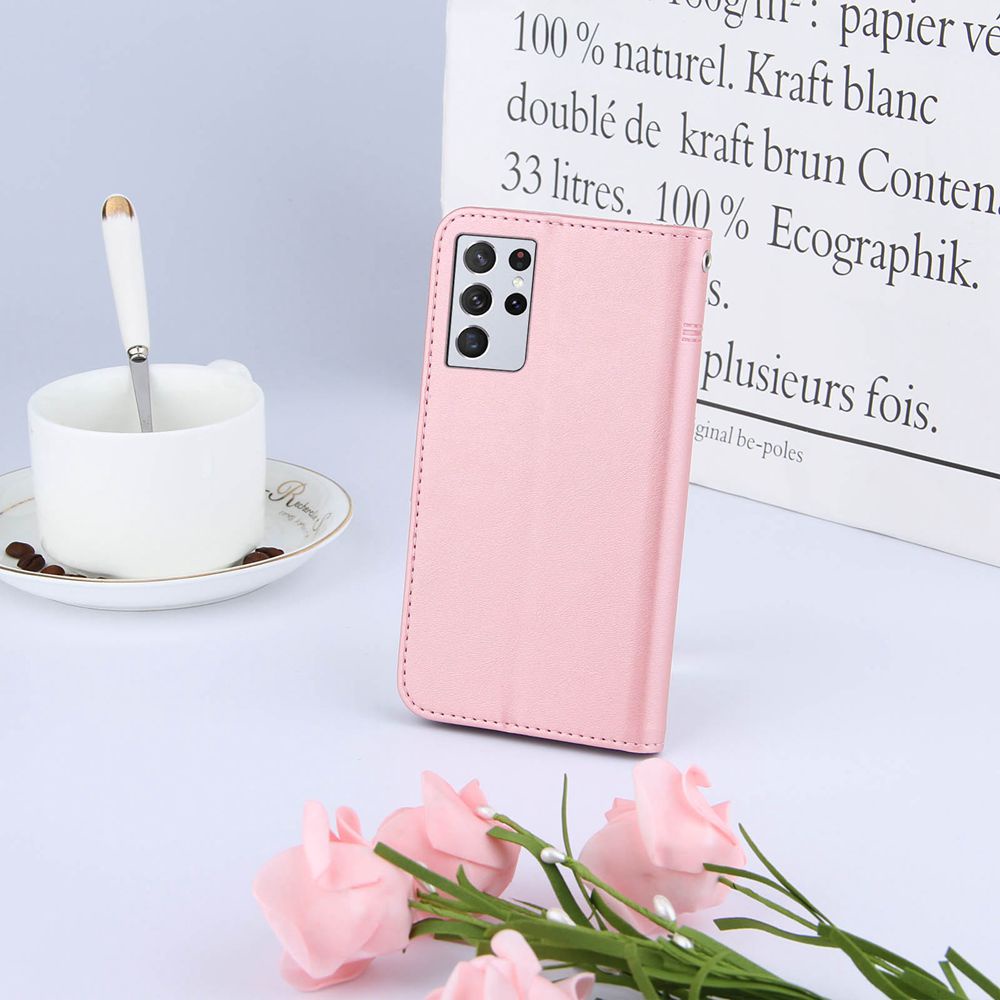 Bao Da Điện Thoại Nắp Lật Từ Tính Bảo Vệ Toàn Diện Cho Samsung Galaxy S22 S21 Ultra Plus S21FE