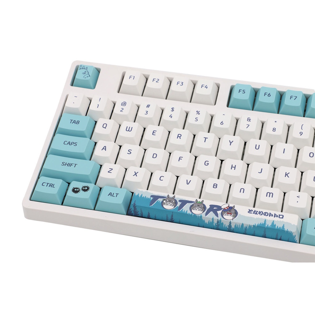 ஐ♗My Neighbor Totoro Key Cap PBT Bàn phím cơ thăng hoa Bàn phím cơ Pikachu chuyên dụng Hayao Miyazaki IKBC Cherry MX8.0R