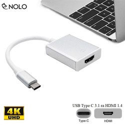 Cáp chuyển USB Type-C Ra HDMI/ Type-C Ra VGA 3.1- Hỗ Trợ Hình Ảnh Lên Đến 4K