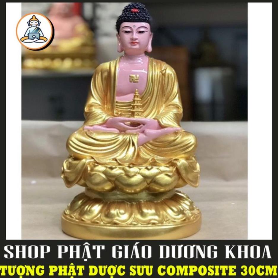 Tôn Tượng Phật Dược Sư Cao composite 30CM cực đẹp