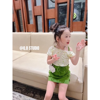 Bộ xanh lá Q.B Studio dễ thương
