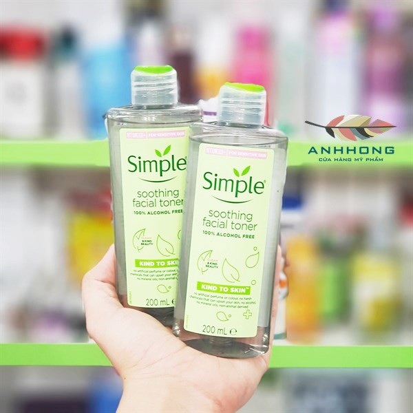 Nước Hoa Hồng Simple Kind To Skin Soothing Facail Toner