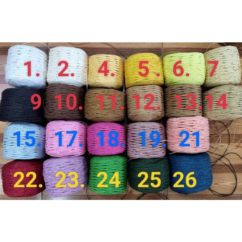 Sợi cói cuộn sẵn 200g