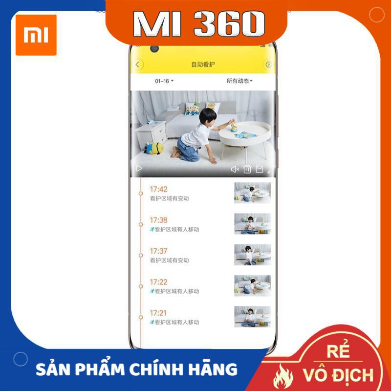 Camera IP Xiaomi Minions A1 Xoay 360 Độ Bản 2K Chính Hãng