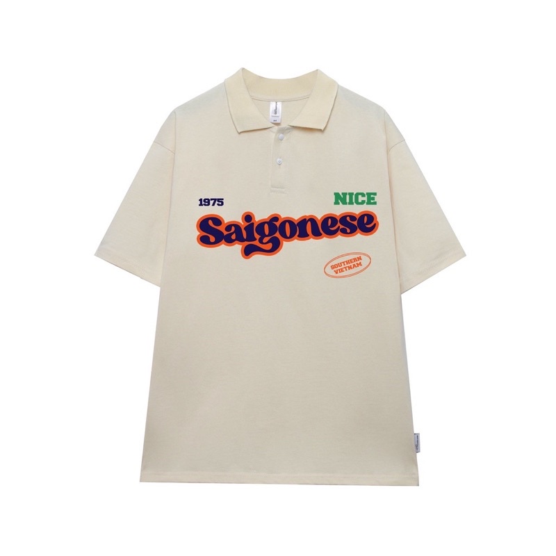 POLO NAM MÀU BE ĐƠN GIẢN IN SAIGONNES SS1