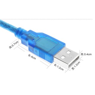 Dây cáp USB nối dài 10m xanh