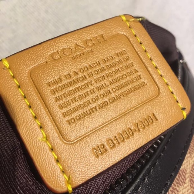 ‼️Rẻ nhất Shopee‼️Túi Bao tử COACH Bethany Belt Bag In Blocked Signature