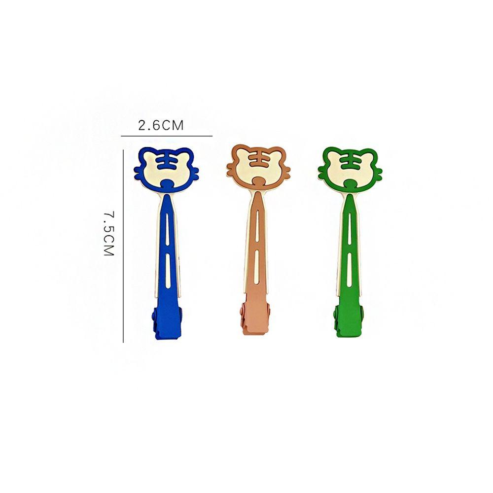 Kẹp Tóc Dáng Dài Hình Học / Hổ Năm Mới Không Để Lại Dấu Vết WMES15H Dễ Thương Cho Bé Gái