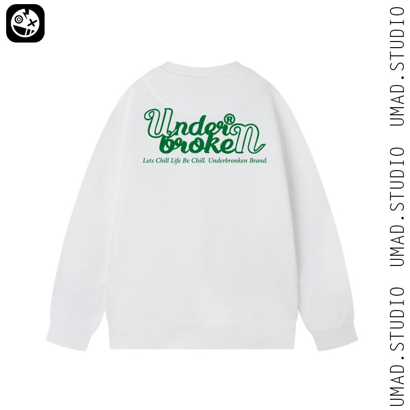 Áo dài tay sweater underbroken nam nữ BeeCy form rộng Ulzzang unisex mã AD001