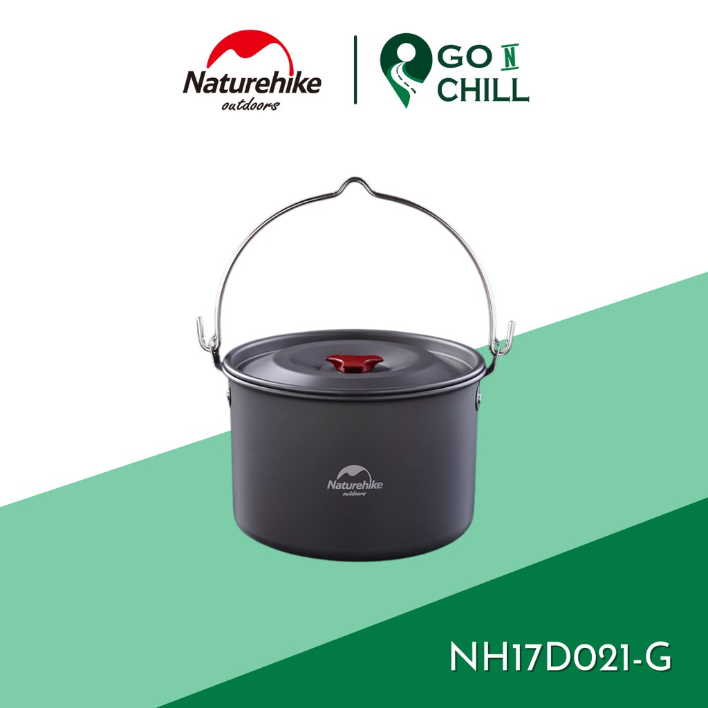 Nồi treo dã ngoại 4L size 4-6 người Naturehike NH17D021-G