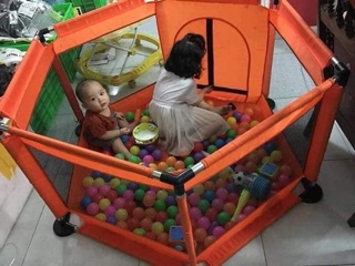 QUÂY BÓNG VẢI DÙ KHUNG THÉP