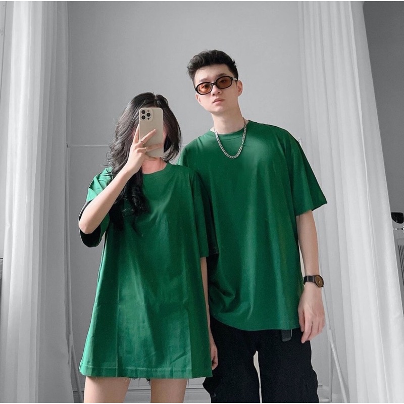 Áo Thun Trơn Form Rộng Unisex. Chất Liệu 100% Cotton