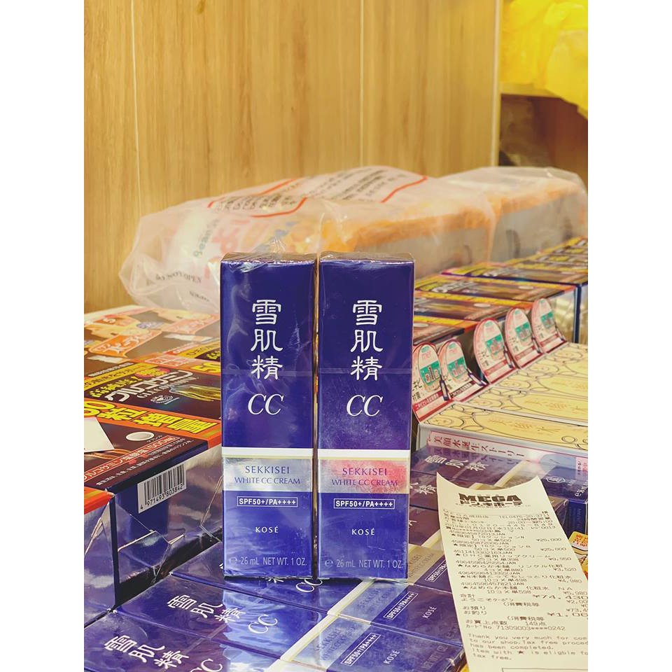 KEM NỀN TRANG ĐIỂM KOSE SEKKISEI WHITE CC CREAM (30g) | BigBuy360 - bigbuy360.vn