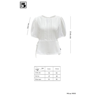 Áo sơ mi nữ buộc dây 2 bên eo TwentyFive A1003