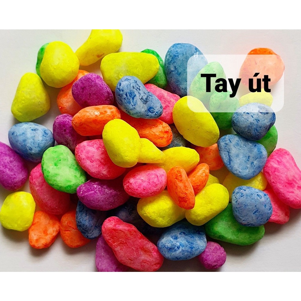 SỎI 7 MÀU TRANG TRÍ HỒ CÁ, CHẬU CÂY CẢNH – 500GR