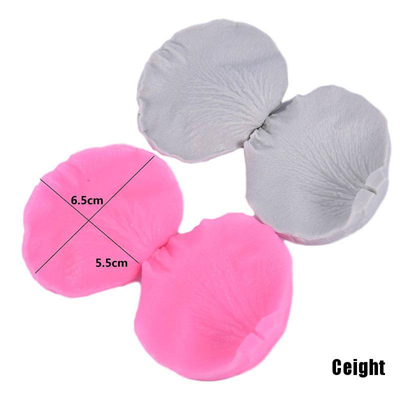 Khuôn silicon nhấn tạo hình cánh hoa hồng cho bánh