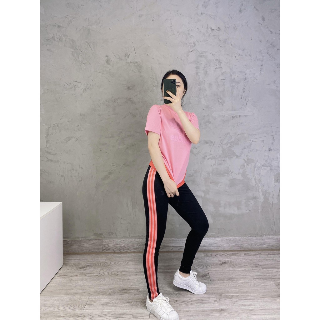 (HÀNG XUẤT XỊN) Áo das hồng phối đỏ, logo chìm, Có quần (legging + shorts) phối kèm | WebRaoVat - webraovat.net.vn