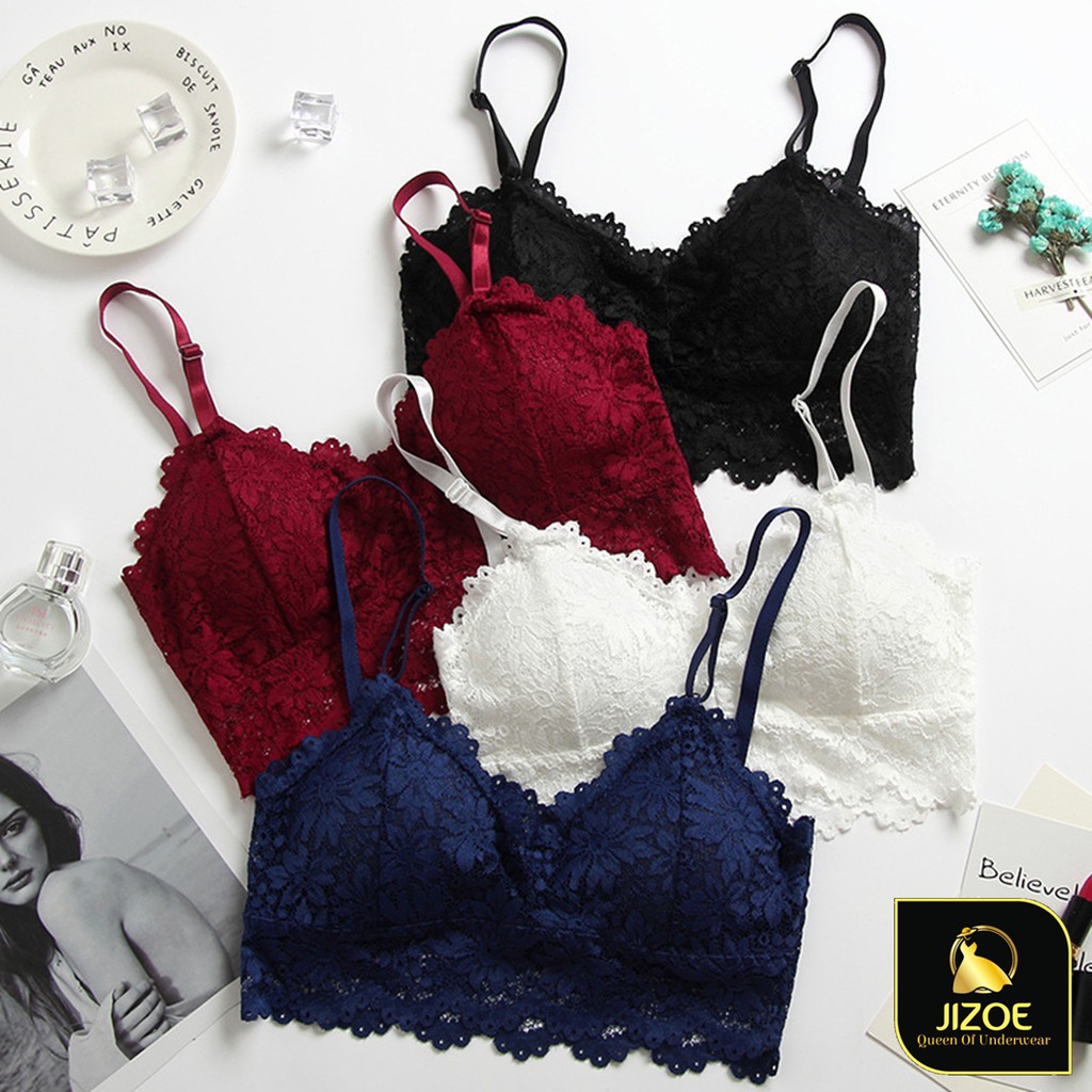 Áo bra nữ len ren đẹp 2 dây cao cấp giá rẻ ALT42