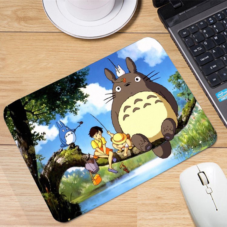 Miếng di chuột in hình GHIBLI Totoro Kiki Vùng Đất Linh Hồn miếng kê chuột miếng lót chuột anime chibi