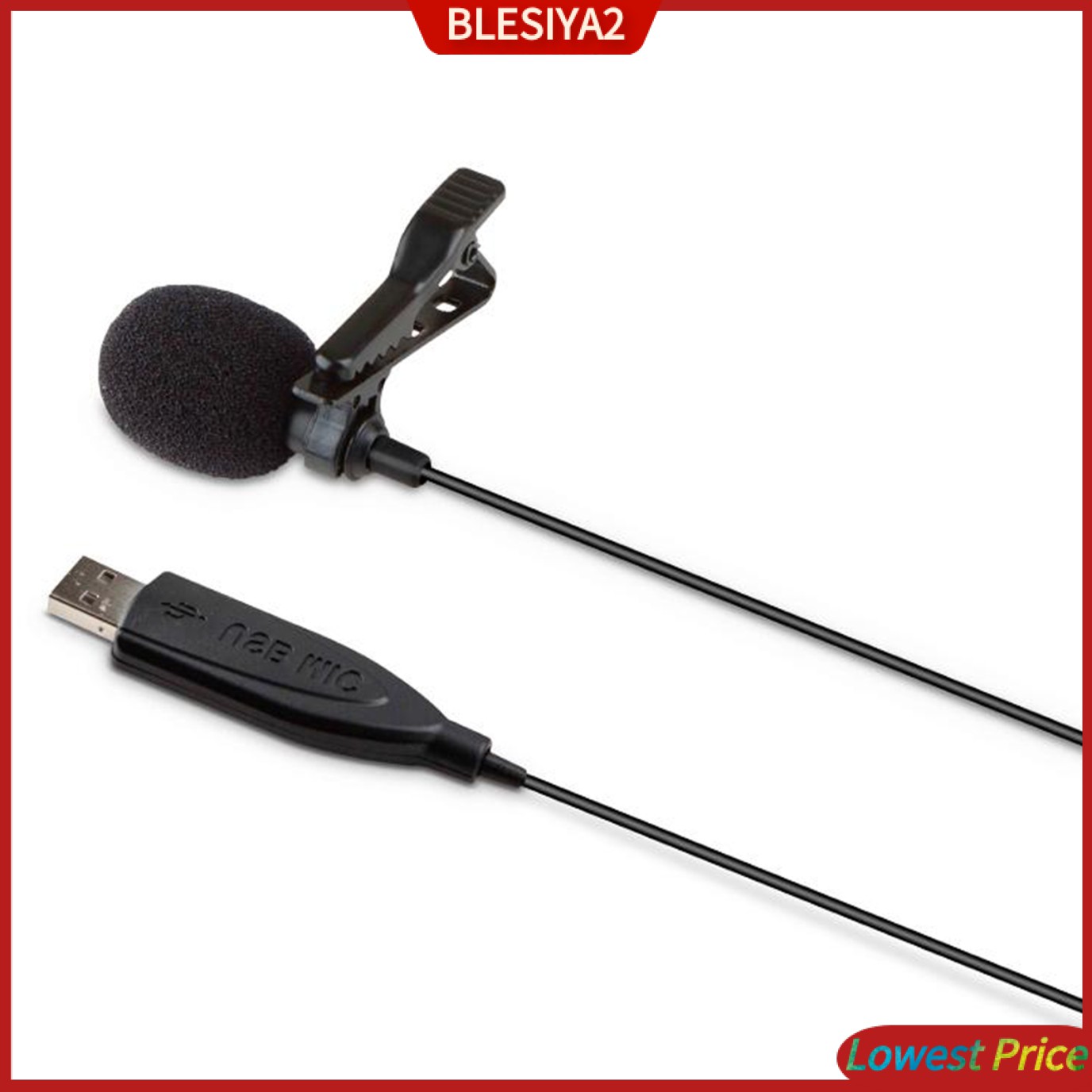 Micrô USB đa hướng kẹp ve áo tiện dụng cho máy tính