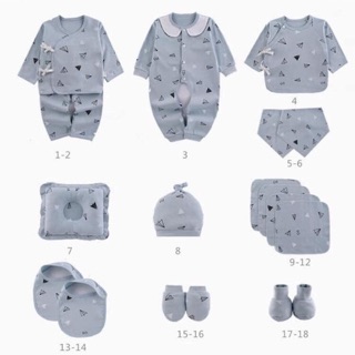 Set sơ sinh 18 món