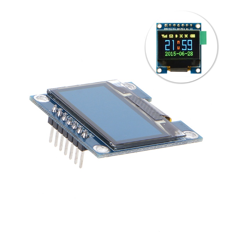 Mô Đun HiểN Thị OLED 0 95 Inch 7 Pin SPI SSD1331 96X64 LCD Chuyên DụNg
