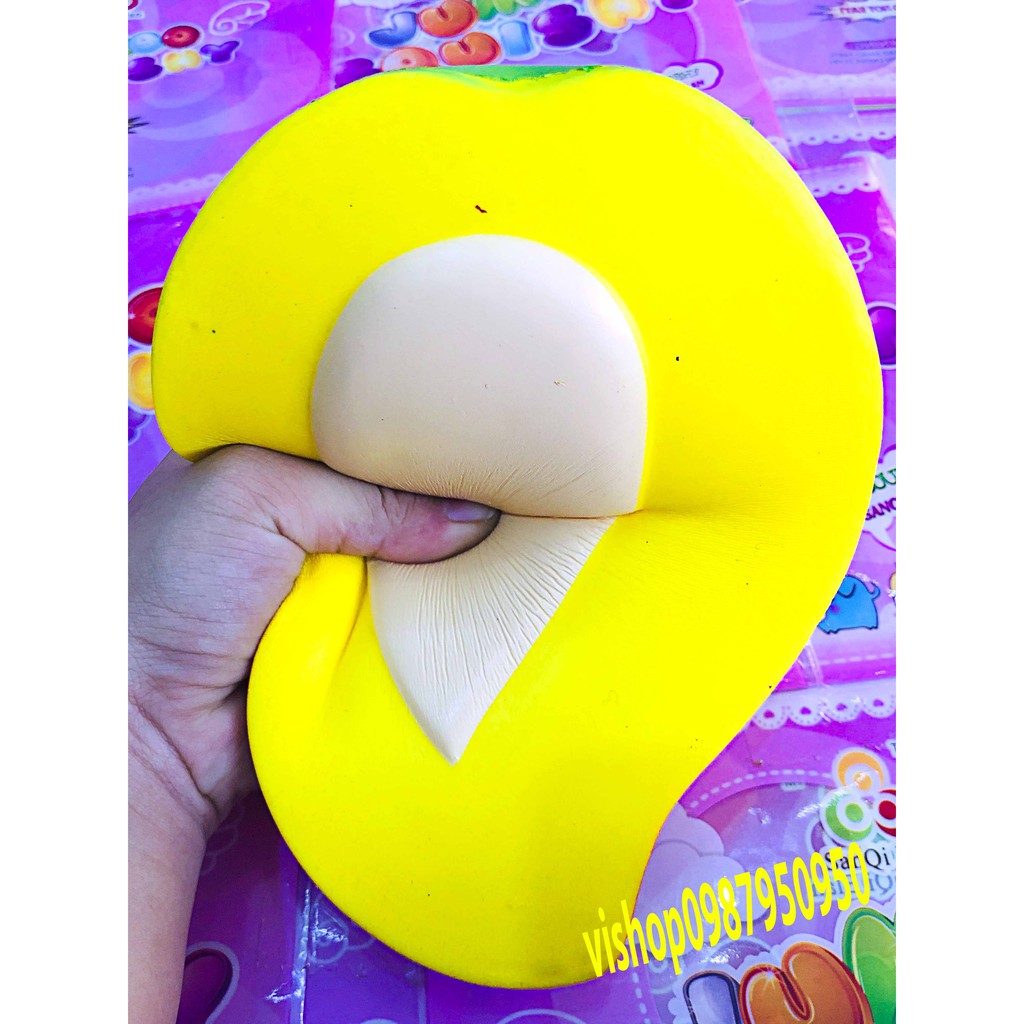 ĐỒ CHƠI SQUISHY NỬA QUẢ DƯA HẤU KHỔNG LỒ